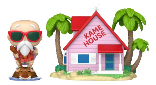 Funko Pop! Cidade: Dragon Ball - Casa Kame com o Mestre Roshi