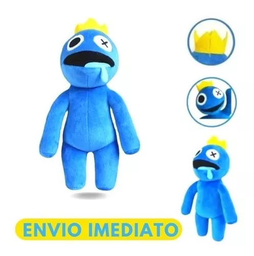 Bonecos Blue Babão Rainbow Friends Jogo Roblox Azul Pelúcia