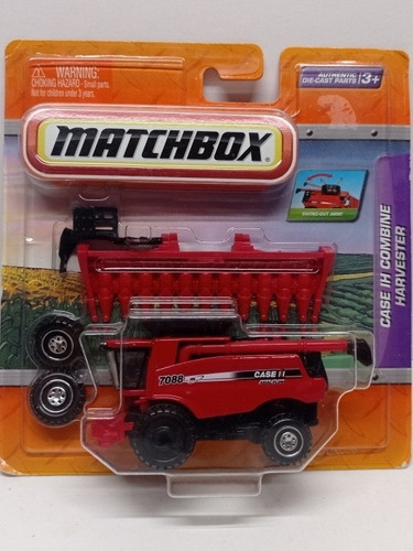 Matchbox Real Working Rigs Case Ih Combine Cosechadora 