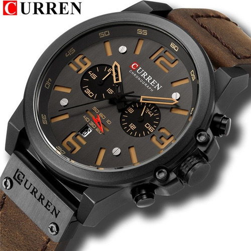 Reloj Curren Para Hombre Maquina Japonesa Excelente!!