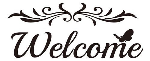 Pegatinas Para Cerrar La Puerta Creative Of Welcome Black En