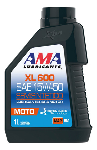 Aceite Lubricante Moto Ama Xl 600 15w-50 1 Litro