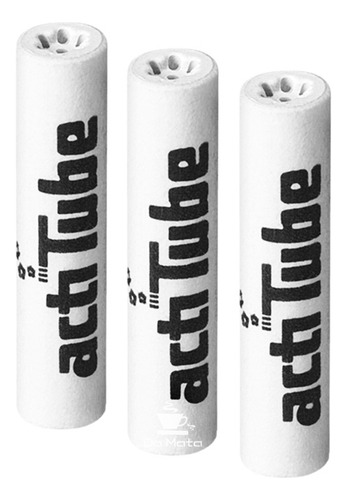 Kit De 3 Filtros De Carvão Ativado Actitube 6 Mm