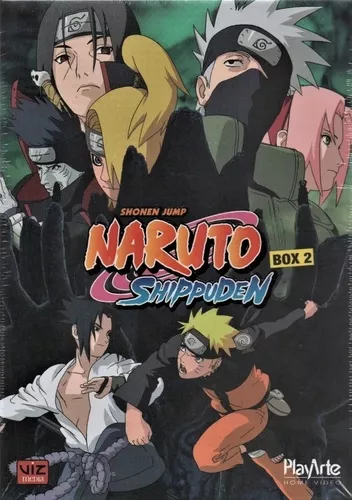 Naruto Shippuden - Box 1 com 5 DVDs - Novo Lacrado