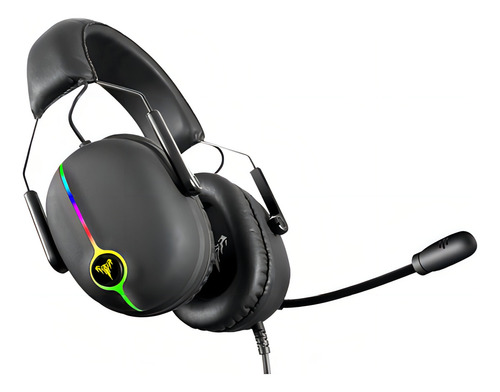 Fone Gamer Pro 7.1 Com Led Hell Crack Usb Cor Preto Cor da luz LED COLORIDO