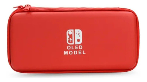 Bolsa Estojo Case De Viagem Proteção Nintendo Switch Oled Cor Vermelho