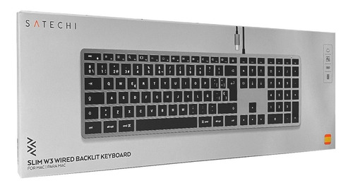 Imagen 8 de 9 de Teclado Aluminio Retroiluminado Con Usb-c Satechi Español