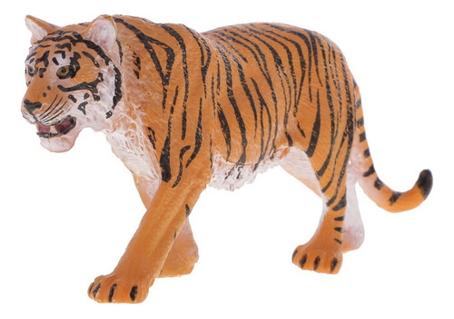 Figura De Modelo De Tigre Siberiano Realista De Animales Sal