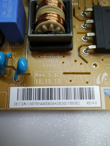 Imagen 2 de 2 de Tarjeta Fuente Samsung Bn4400604a