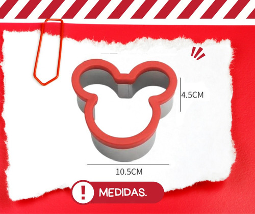 Cortador Para Sándwich Dinosaurio Mickey Incluye Minitenedor