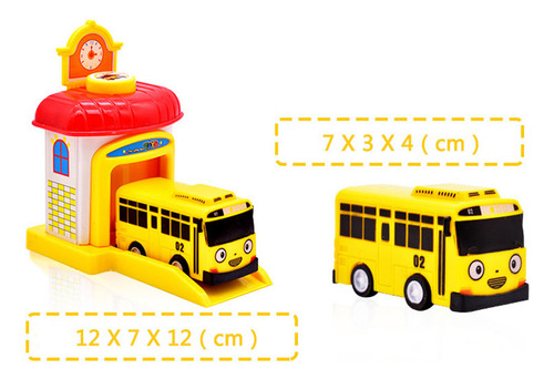 4 Piezas Del Juego De Juguetes The Little Bus