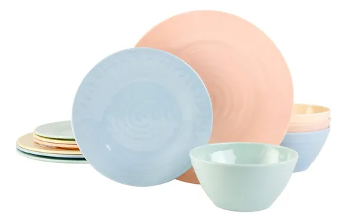 Vajilla colores pastel hotsell