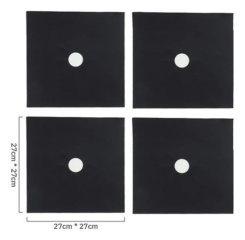 Protector De Estufa De Aluminio Reutilizable, 4 Piezas