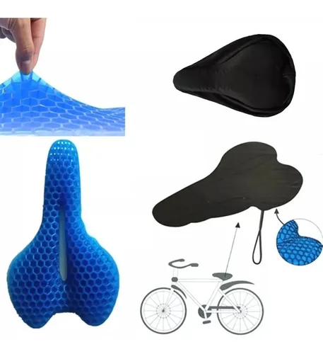 Funda Sillín Bicicleta Rockbros Acolchado Asiento Ajustable - $ 14.990