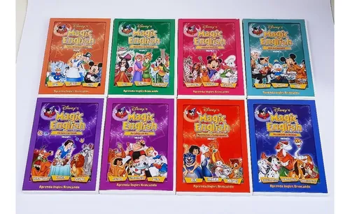 Coleção Completa Dvd Disney Magic English 8 Volumes