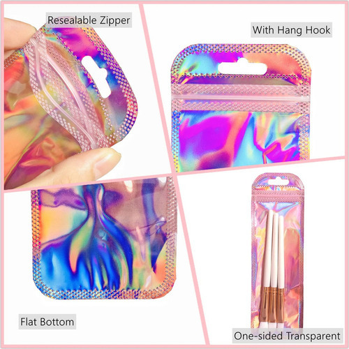 Bolígrafo Holográfico Resellable, 100 Unidades, Bolsa A Prue