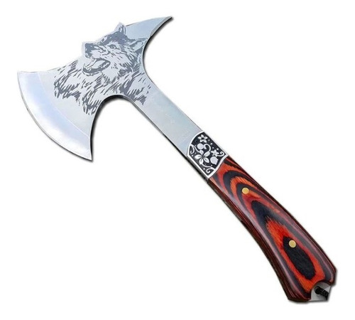 Machadinho Tático Combate Aço 6mm Viking Ultra Forte +bainha