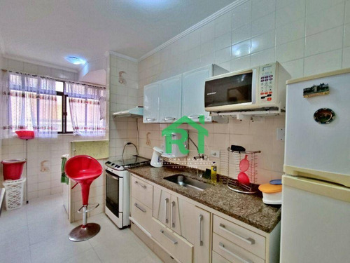 Imagem 18 de 22 de Apartamento À Venda Na Praia Das Astúrias, Sacada, 1 Dormitório Sendo 1 Suíte, 1 Vaga De Garagem, Astúrias, Guarujá/sp - Ap5369