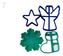 Comprar Set De Cortantes Para Porcelana Fría . Set Navidad