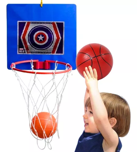 KIT JOGO DE BASQUETE MINI BASKET COM TABELA CESTA E BOLA