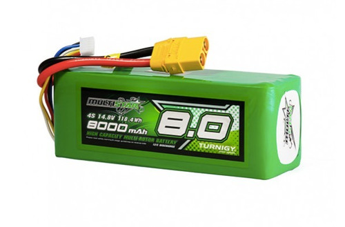 Bateria Lipo 8000mah 4s 14.7v 12c Multistar Dron Robotica