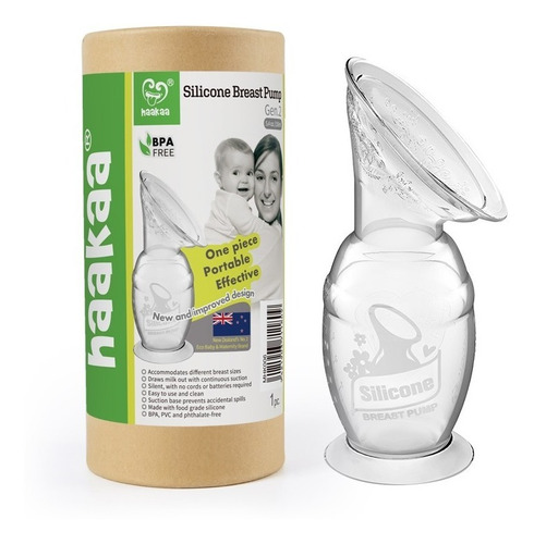 Extractor De Leche Materna - Breast Pump Haakaa 100ml