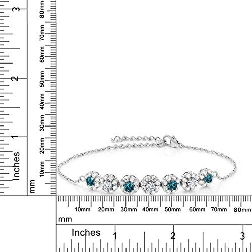 Gem Stone King Colgante De Plata Esterlina 925 Pulsera De De