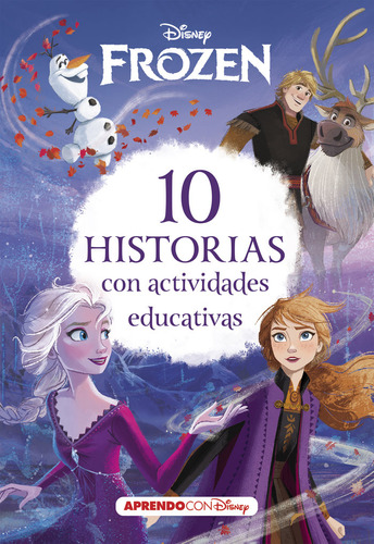 Libro Frozen. 10 Historias Con Actividades Educativas