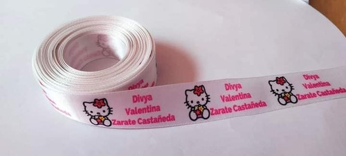 10 Mts. Listón Personalizado Ancho 1.5 Cms.