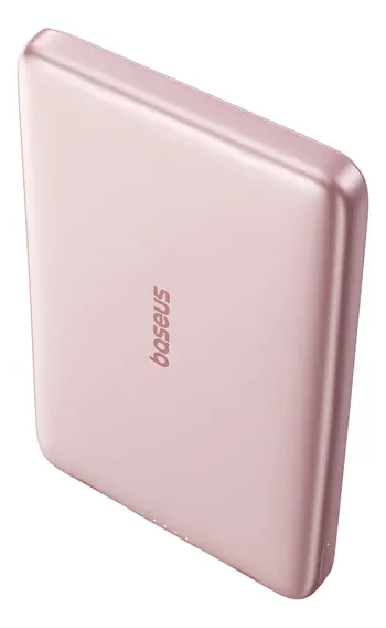 Carregador Portátil Magsafe Turbo Baseus Picogo 5000mah 20w Rosa