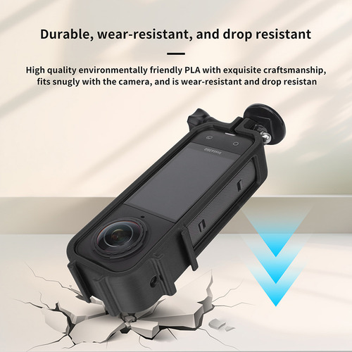 Marco Adaptador De Trípode Bezel Para Insta360 X5