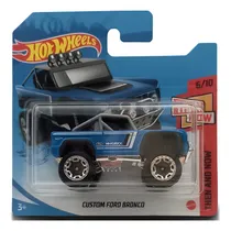Comprar Custom Ford Bronco Azul Hot Wheels Then And Now 6\u002F10