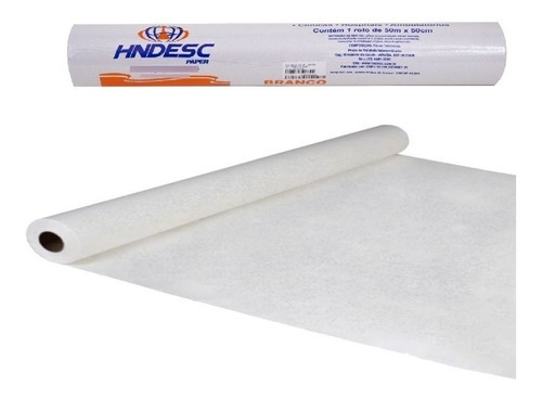 Lençol Descartável Papel 100% Celulose Branco 50x50 10 Uni Distribuidora Sensitive Tipo I en rolo
