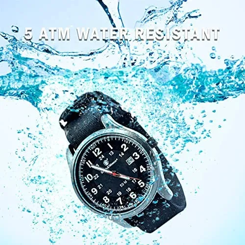 Reloj Smith & Wesson Cadet Luminous Para Hombre, 5 Atm, Cuar