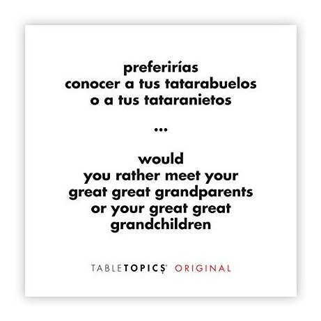 Tabletopics - Original En Español