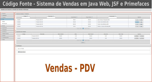 Código Fonte Do Sistema De Gestão De Vendas Em Java Web