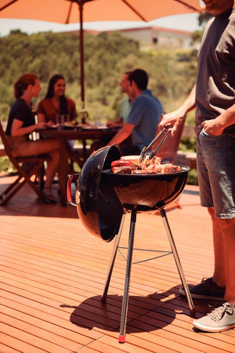Asador Tcp 450l Grill A Carbón Negro Tramontina 2kg