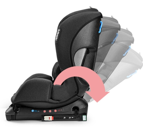 Cadeirinha Auto Isofix 0-36 Kg Grupo 0+,1,2,3 Wee Litet Cor Preto N/A