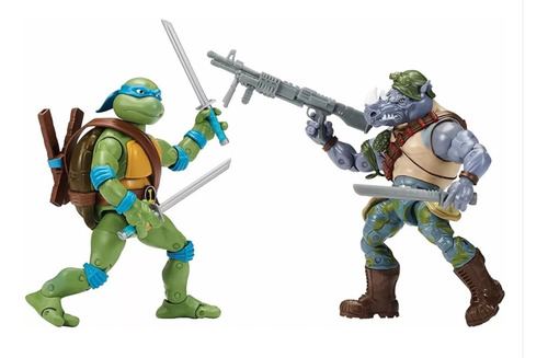 Set Tmnt De Playmates: Leo, Ralph, Triceraton Y Rocksteady