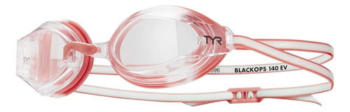 Tyr Blackops 140 Ev Racing Goggles Femme Fit, Clear/coral/wh