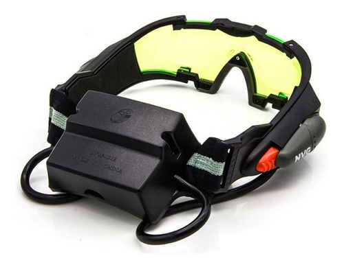 Imagen 6 de 6 de Gafas De Visión Nocturna Ajustable De Lentes Verdes Con Ban