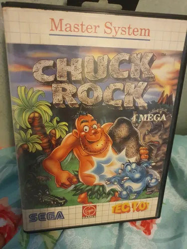 Jeu Chuck Rock – Master System – Sans Notice – Très Bon État