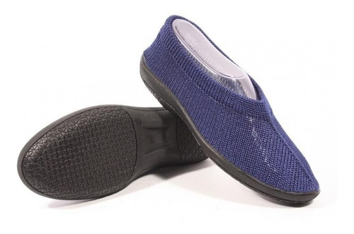 Zapatos De Descanso Plumex Para Abuelas, Tías En Azul
