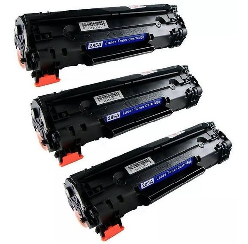 Imagem 7 de 10 de Kit 3x Toner 285a Compatível Ce285a 285 85a P-1109w 1102w