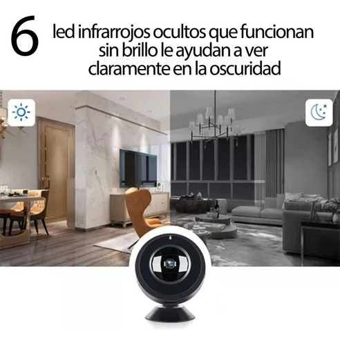 Mini Cámara De Seguridad Espía A9 Inalámbrica Hd 1080p Wifi Color Negro