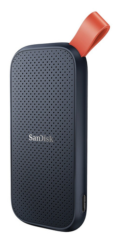 Disco sólido SSD externo SanDisk SDSSDE30-1T00 1TB negro USB 3.2 Hasta 800 MB/s