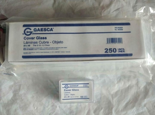 Imagen 1 de 3 de Lamina Porta Cubre Objeto