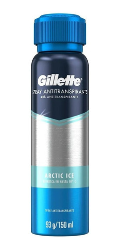 Gillette Antitranspirante Artic Ice 150 Ml