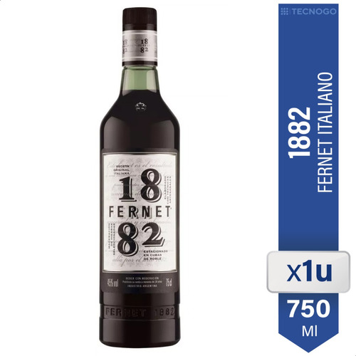 Fernet 1882 750ml Botella Bebidas 01almacen 