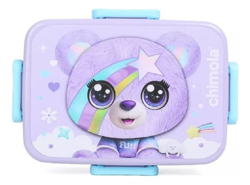 Lunchera Chimola Lunchbox Tuppers Infantil Violeta Bear